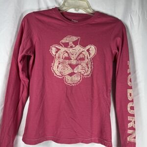 Auburn Tigers Pink shirt junior XL Spirit jersey long sleeve War Eagle‎ football